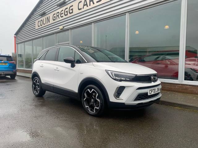 Vauxhall Crossland 1.2 Turbo [130] Elite Nav 5dr Auto Hatchback Petrol White