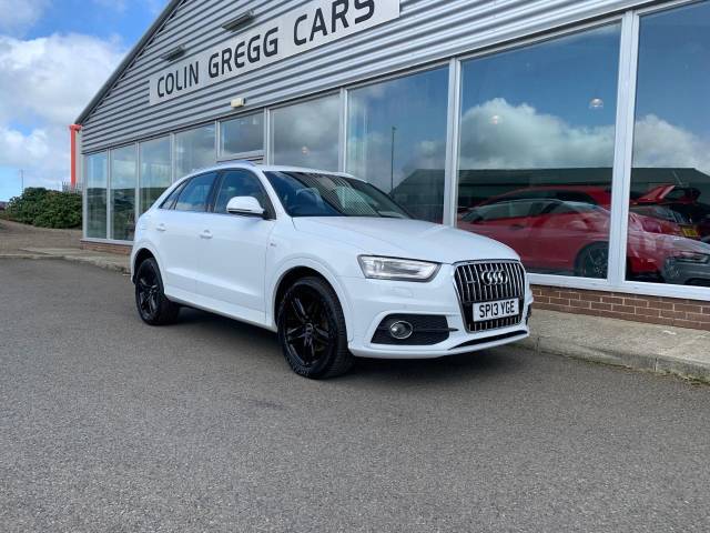 Audi Q3 2.0 TDI [177] Quattro S Line 5dr S Tronic Estate Diesel White